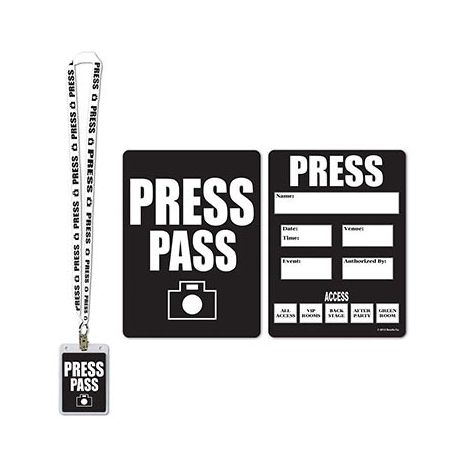  Event Press Pass