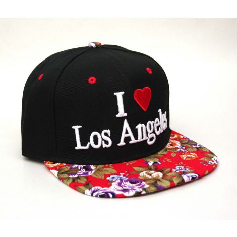 I Love Los Angeles Cap - Red