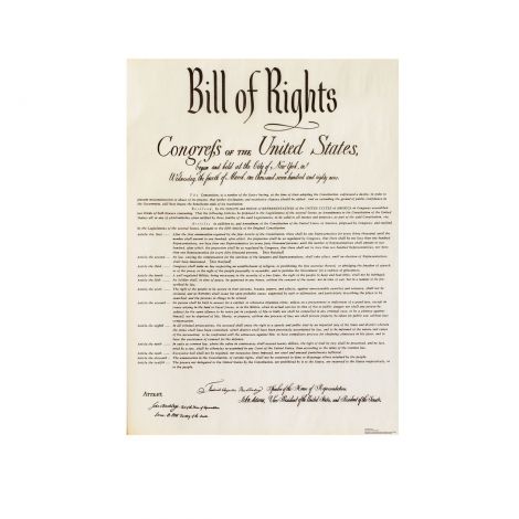  Bill of Rights Cardboard Cutout #2544
