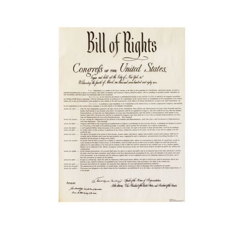 Bill of Rights Cardboard Cutout #2544