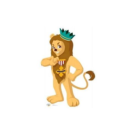 Cowardly Lion Wizard of OZ Kids Cutout #1073