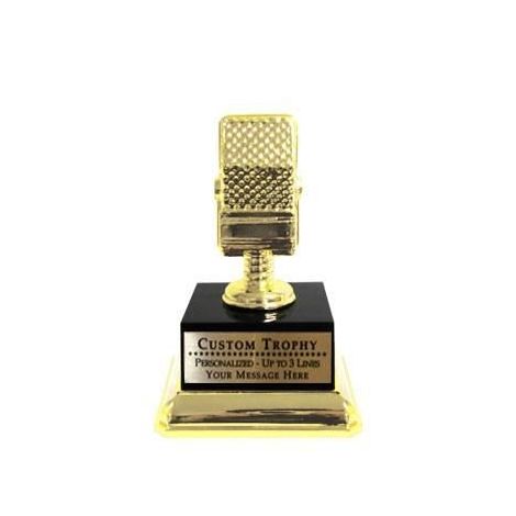 Custom Microphone Trophy