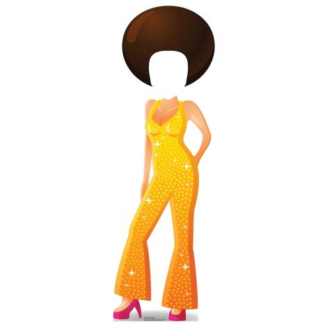  Place Your Face Cartoon Cartoon Disco Dancer Standup #2002