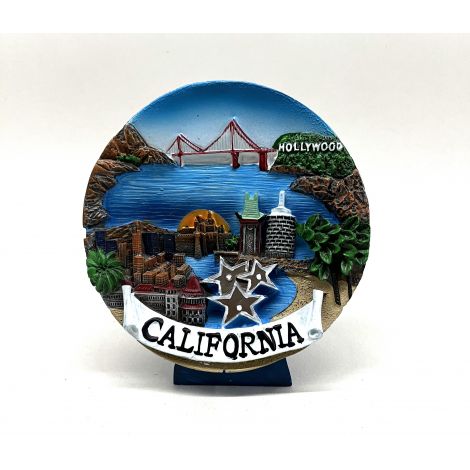 California golden state 4" plate free standing 