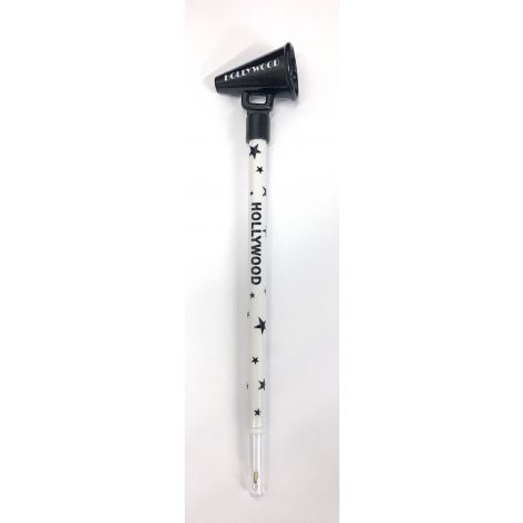 Megaphone on top pen White