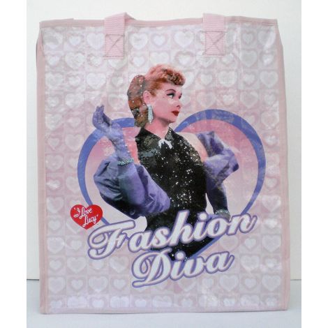 I Love Lucy Fashion Diva Woven Tote Bag 