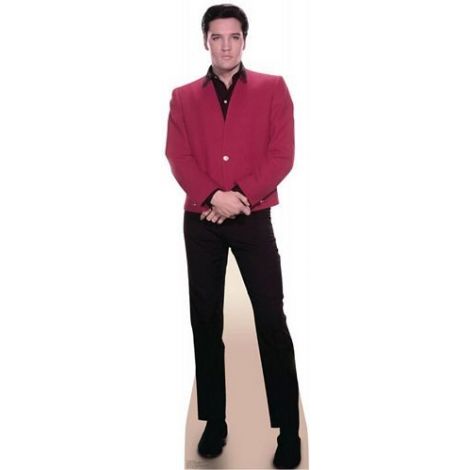 Elvis Red Jacket Lifezise Cardboard Cutout #1351