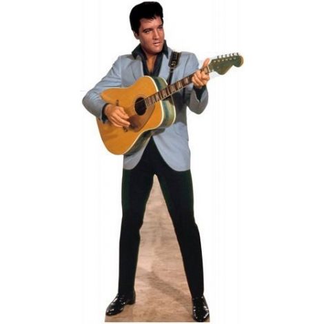  Elvis Light Blue Jacket Lifezise Cardboard Cutout #1352