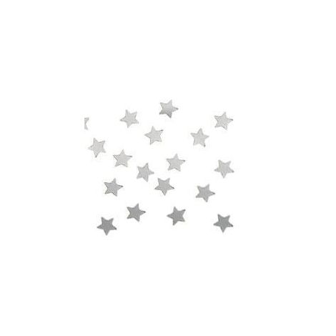  Metallic Stars Confetti - Silver