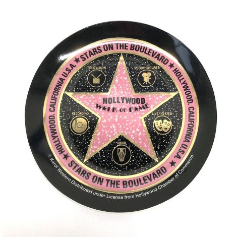  Black Walk Of Fame Decorative Plate