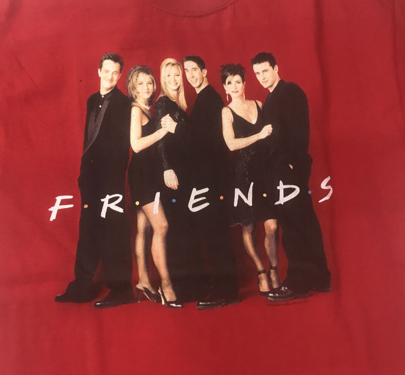 Red friends shirt store