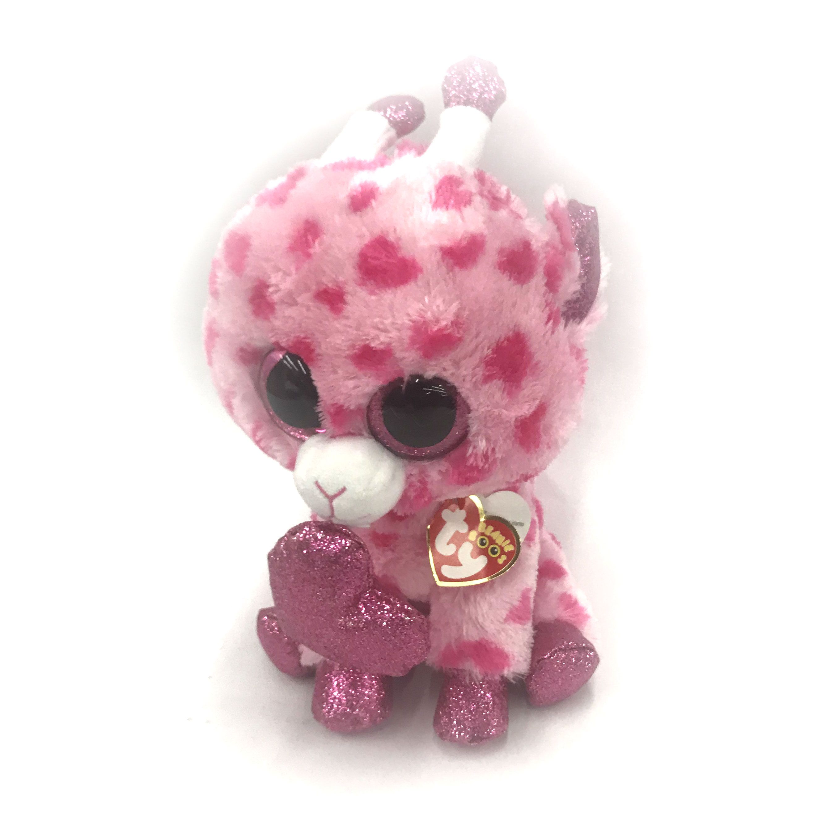 Plush Beanie Babies Sweetums Valentine Giraffe