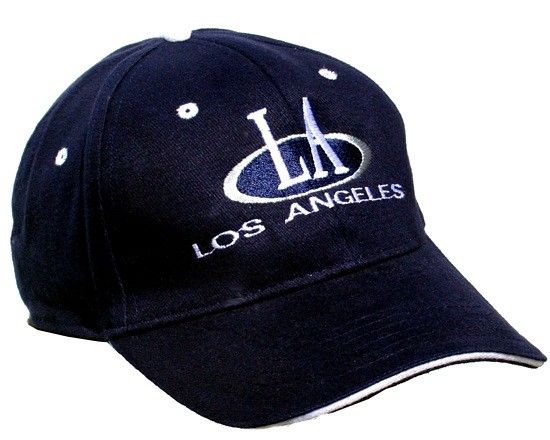 navy blue la cap
