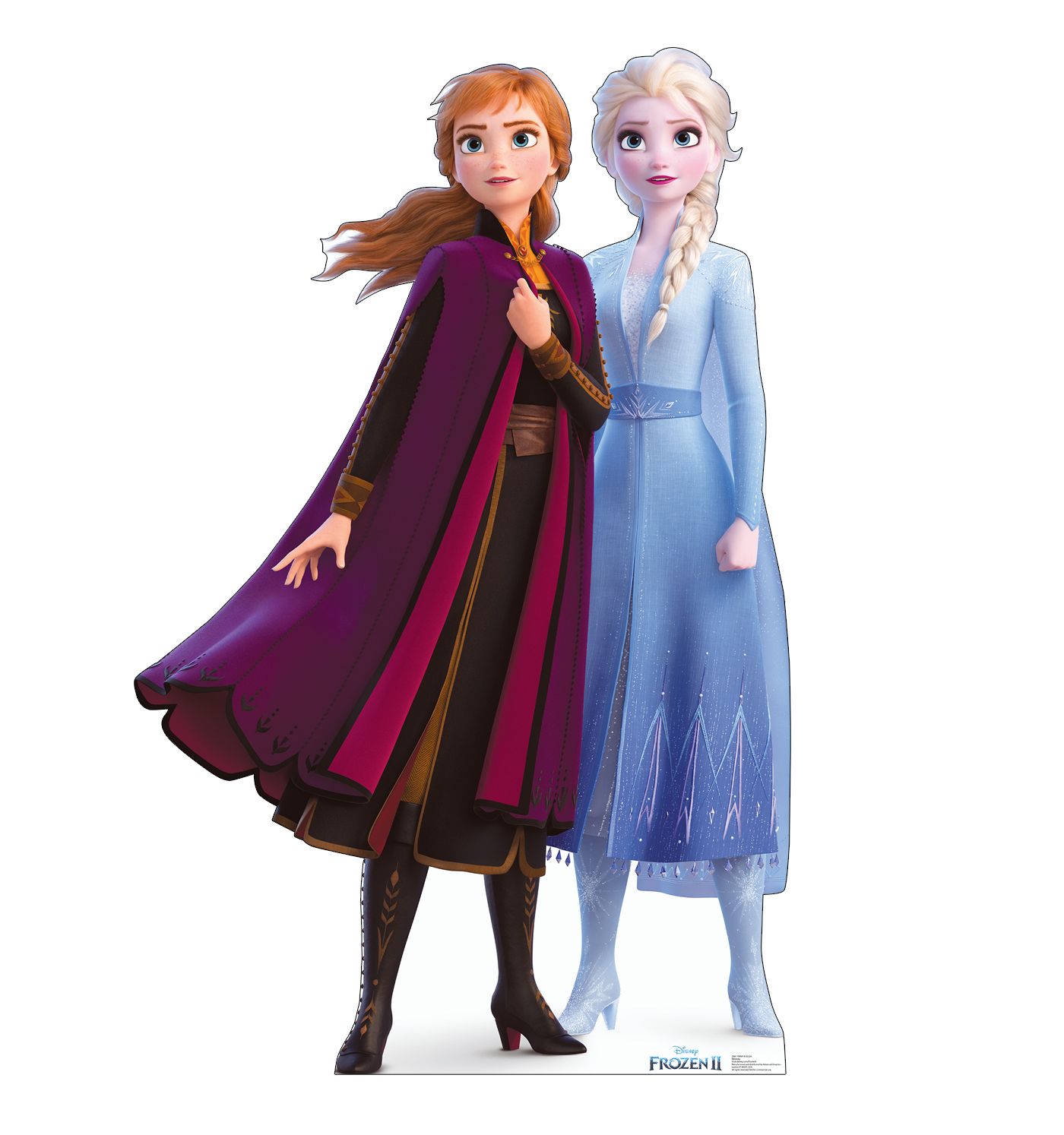 Determinar con precisión aspecto Triturado Anna & Elsa Cutout from Disney's Frozen II *2947