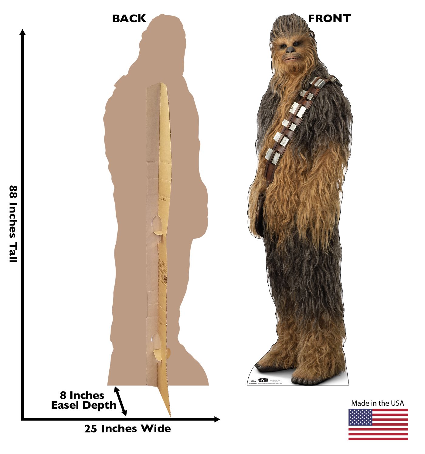 chewbacca back pillow