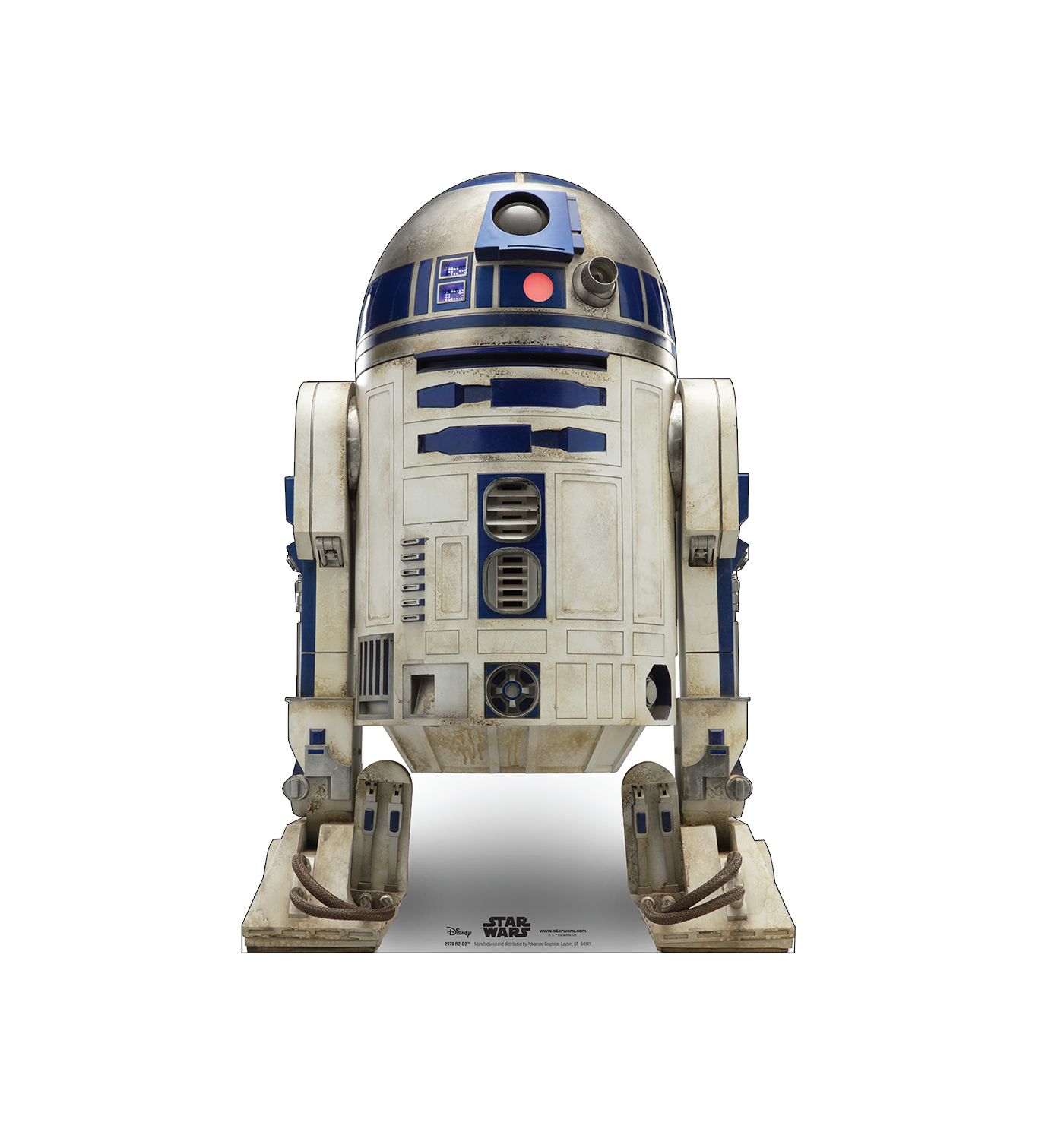 Star Cutouts SC471 Official Star Wars Lifesize Cardboard Cutout R2-D2