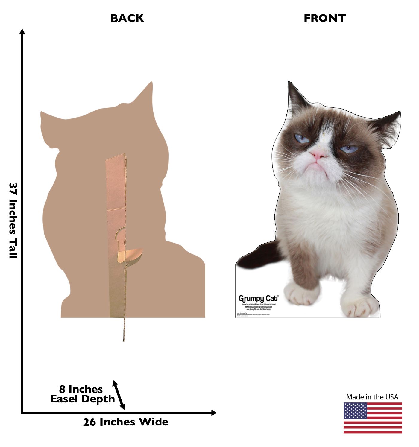 Grumpy Cat Cardboard Cutout 3047