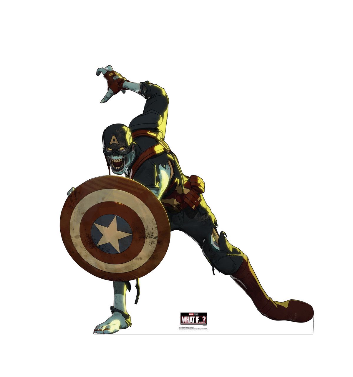 Zombie Captain America Costume Marvel What If Zombie Captain America Costume Marvel What If