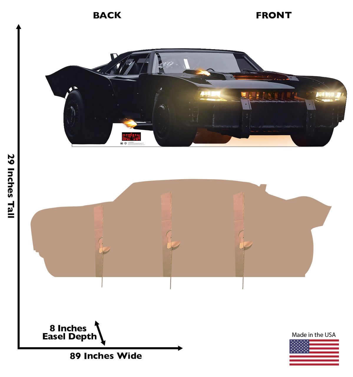 Batmobile dimensions sales