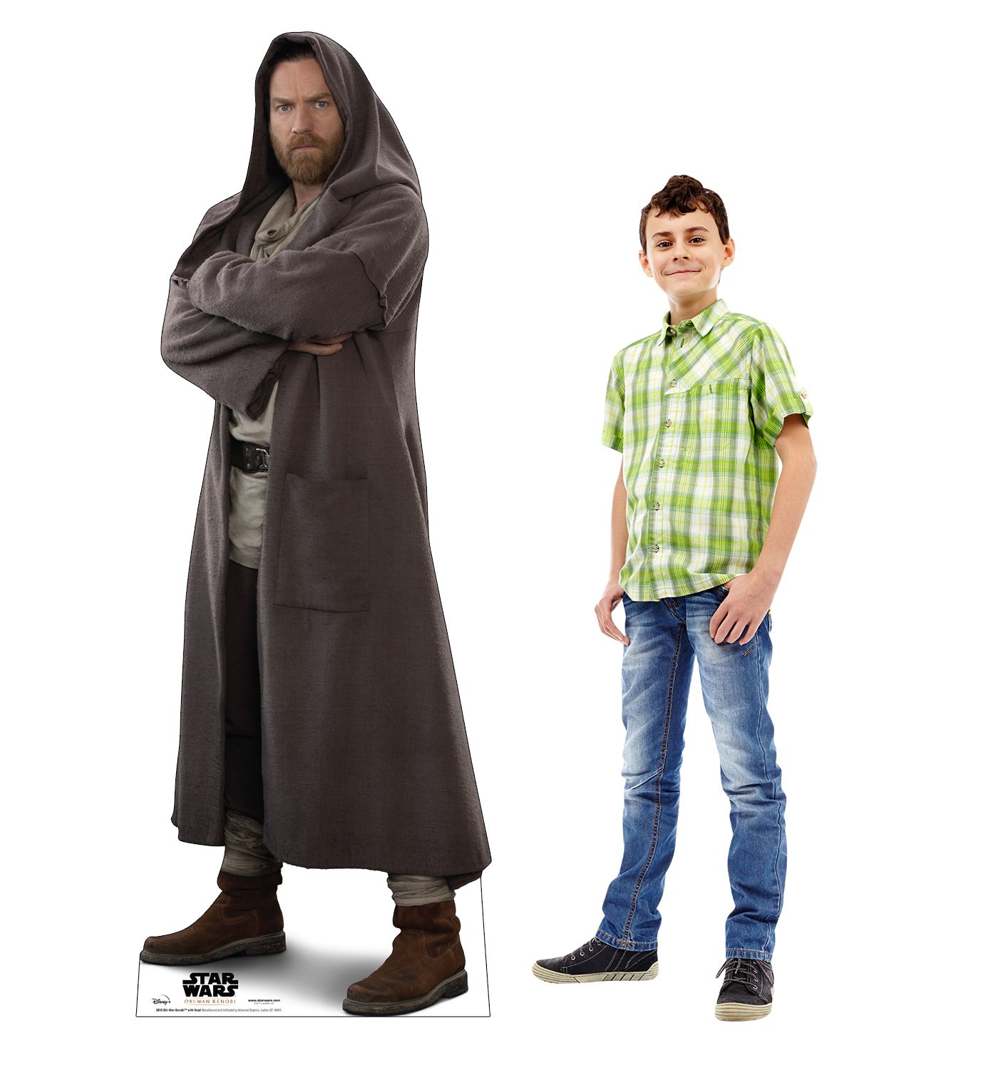 Obi Wan Kenobi with Hood Life size Cardboard Cutout 3813