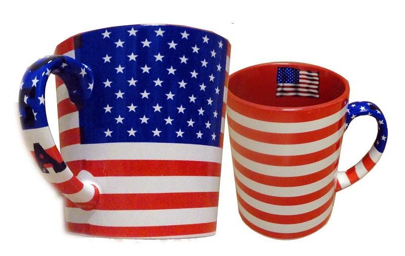 US Flag Travel 16oz Coffee Hot Mug Rothco 1288 